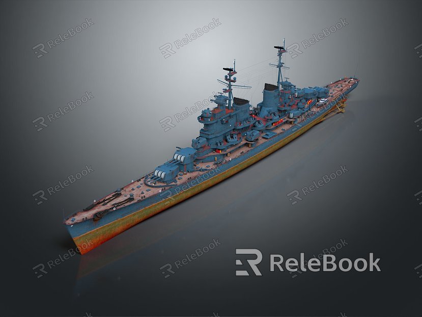 Modern Warship Ship Ship Warship model