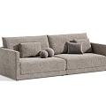 Modern Leisure Sofa Combination Modern Leisure Sofa Living Room Sofa Multi-person Sofa Pillow Pillow Home Furniture Simple 3d model