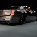 Sleek Modern Silver Sedan With Black Alloy Wheels And Brown Leather Seats