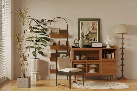 Antique Dining Side Cabinet Bucket Cabinet Storage Cabinet Decorative Cabinet Antique Leisure Chair Single Chair Decorative Cabinet Ornaments Side Cabinet Entrance Cabinet Bookshelf 3d model
