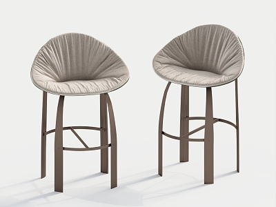 Modern Bar Chair High Stool Bar Stool 3d model