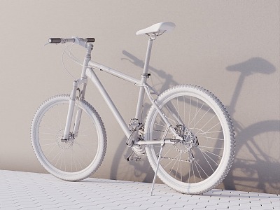 Modern Bicycle Giant Mountain Bike 3d model