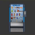 coin-operated vending machine vending machine vending machine vending machine kiosk 3d model
