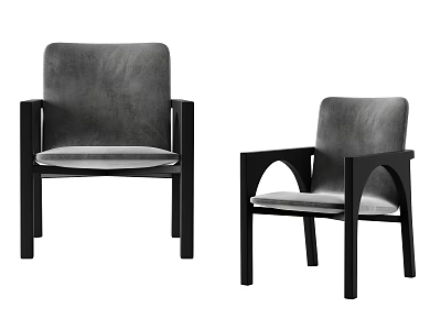 Modern Armchair Chair Single Chair 3d model