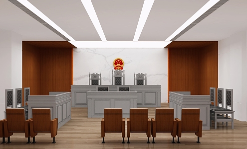 Judges Chamber of the Tribunal for Jane Europe 3d model