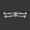 Sleek Modern Quadcopter Drone With Light Green Body And Black Propellers