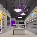 Modern wind store 3d model