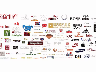 Modern Brand Logo 3d model