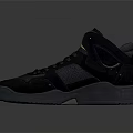 Black High Top Sneakers With Gold AZ Logo And Casual Streetwear Design