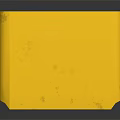 Outdoor Yellow Mailbox With Pedestal Stand And Blue Information Panels
