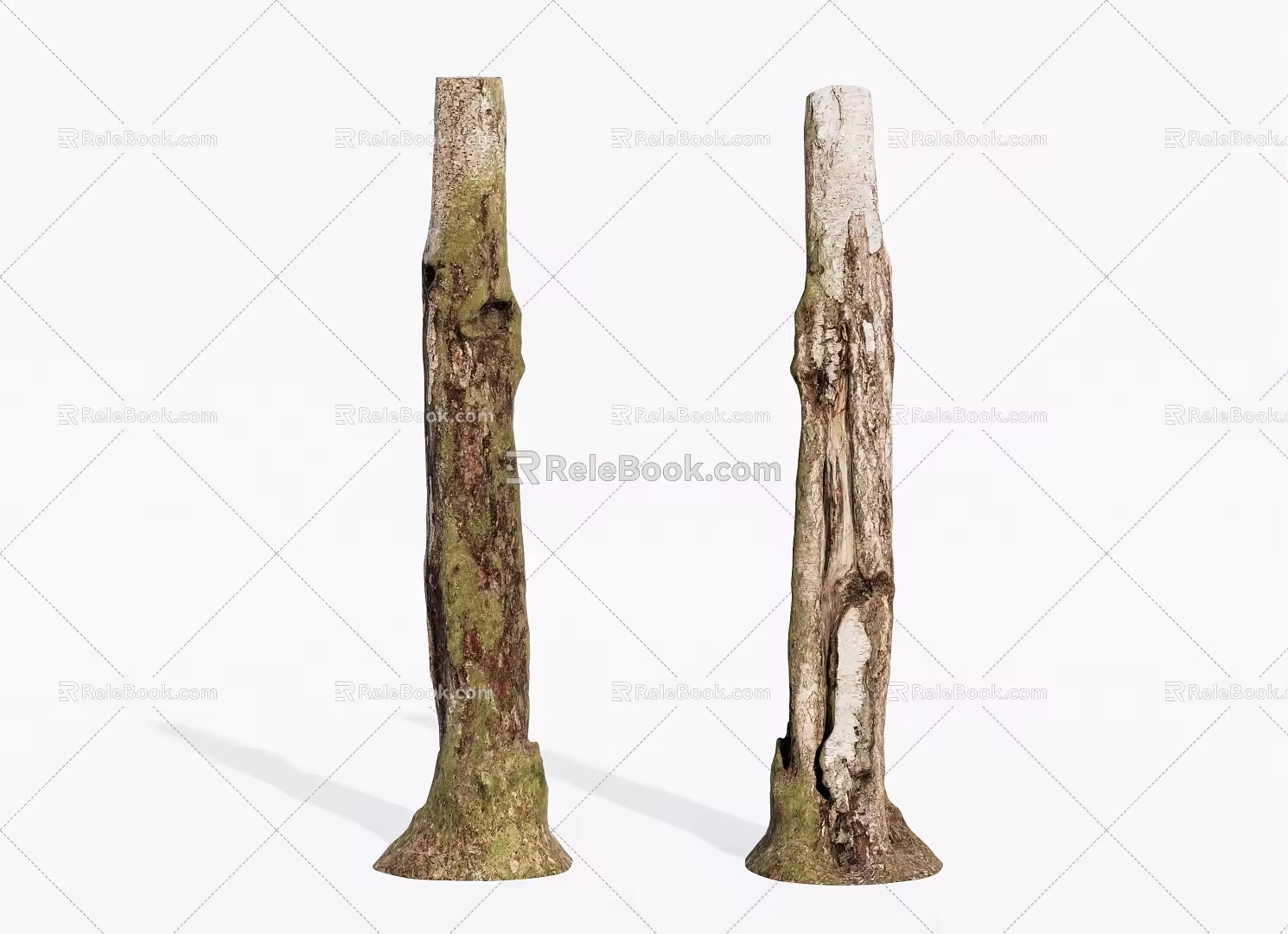 Modern Dead Wood Dead Tree 3d model