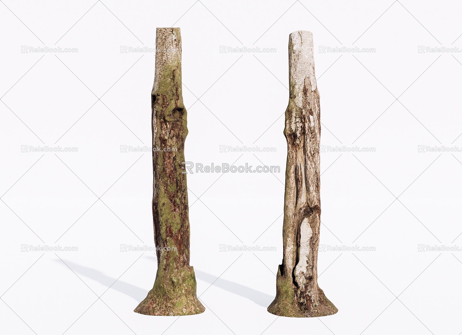 Modern Dead Wood Dead Tree 3d model