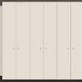 Modern Cream Style Wardrobe Wardrobe Finished Wardrobe Modern Door Cream Style Wardrobe Custom Wardrobe Antique Style Cabinet Door 3d model