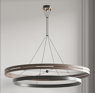 Light Luxury Chandelier Simple Chandelier 3d model