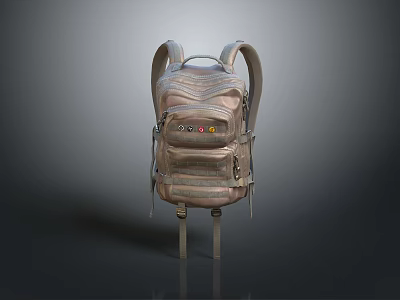 Functional Stylish Backpack With Multiple Pockets Adjustable Straps And Sleek Design 3d model