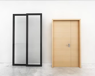 Door combination 3d model