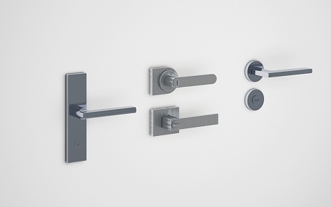 Modern Door Handle Hardware Door Handle 3d model