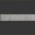 Stainless Steel Rectangular Household Cleaning Tray With Holes And Green Sponge For Kitchen Use