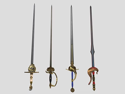 Modern Sword Knight Sword 3d model Modern Sword Knight Sword 3d model