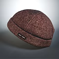 Classic Brown Felt Hat With Round Crown Stitched Detail And Style Label