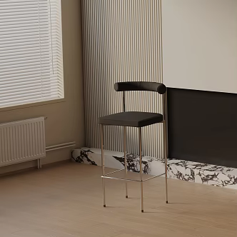 Modern Bar Chair 3d model