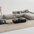 Modern Sofa Coffee Table Combination Sofa Coffee Table 3d model