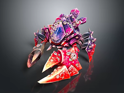 crab sea crab river crab hairy crab bread crab hermit crab big crab small crab marine animal fish 3d model