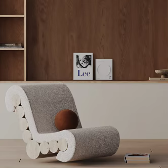 modern leisure chair 3d model
