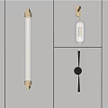 Contemporary Wall Lamps Featuring Brass Brackets Glass Tubes And Minimalist LED Lighting