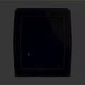 Black Cube Shaped Household Item For Home Storage And Decoration
