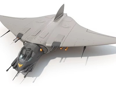 Advanced Stealth Fighter Jet With Gray Exterior Cockpit And Weapon Systems 3d model Advanced Stealth Fighter Jet With Gray Exterior Cockpit And Weapon Systems 3d model
