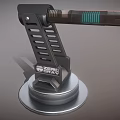 Tactical Modern Metal Weapon Design With Detailed Base And Durable Structure Components 3d model