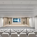 Modern Lecture Hall Multi-function Lecture Hall 3d model