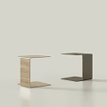 Simple and fashionable side 3d model