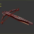 Crossbow Mechanical Crossbow Shift Bow and Arrow Shoot Far Equipment Weapons High-tech Crossbow 3d model