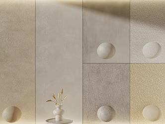 Micro-cement Texture Paint Art Paint 3d model