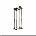 Modern Pendant Lights in Black White Gold with Sleek Minimalist Design