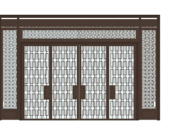 New Chinese Gate Entrance Gate 3d model