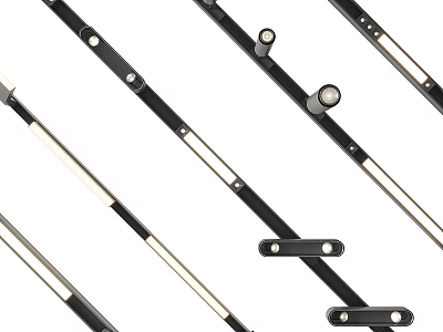 Contemporary Design Downlights and Spotlights with Sleek Metal Body for Indoor Lighting Projects 3d model