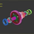 Hardware Tools Metal Gear Shaft Mechanical Parts for Industrial Machinery Repair