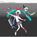Vibrant Anime Character Sculpture Carving With Dynamic Pose And Intricate Details