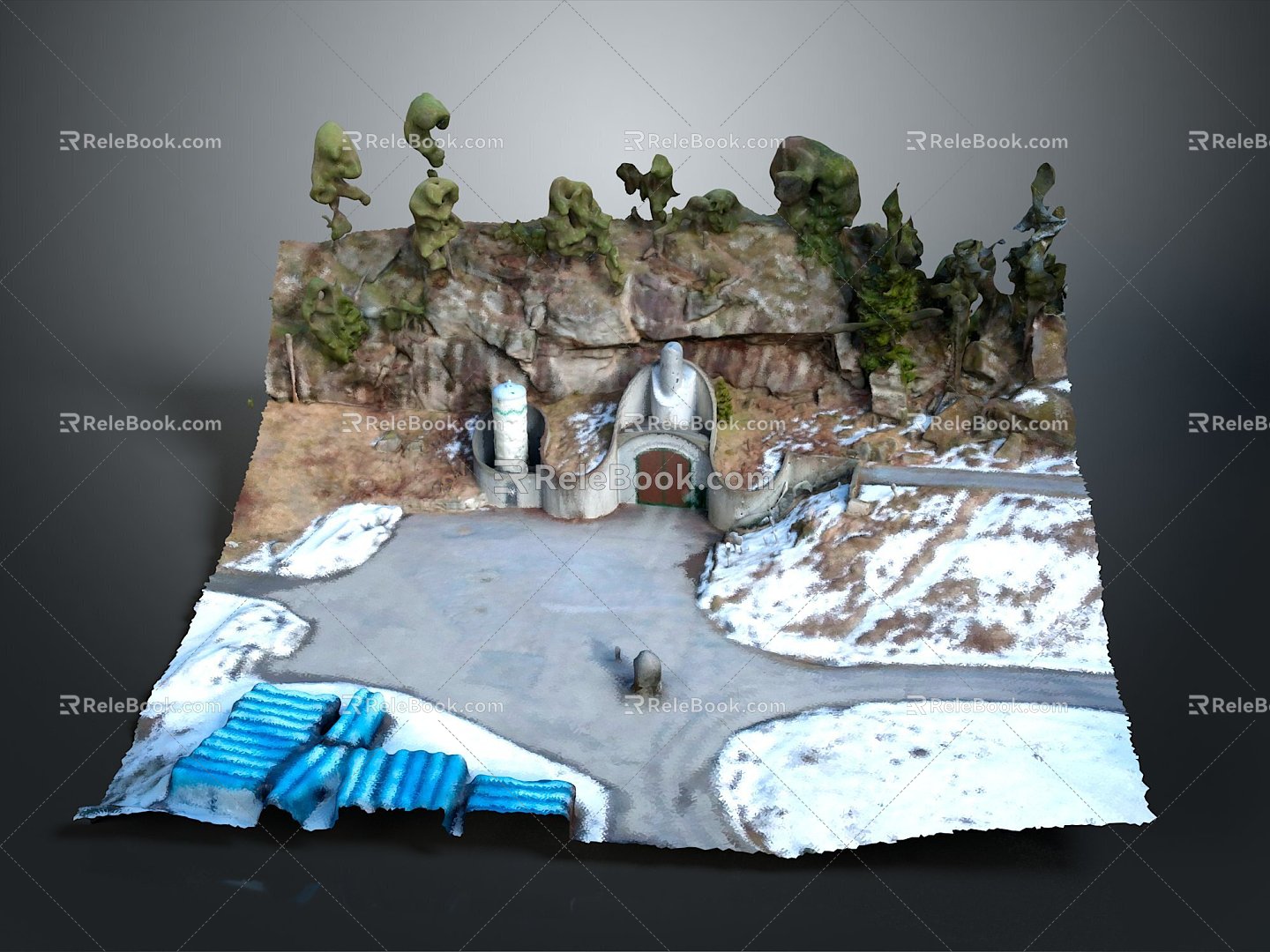 Cave Mountain Cave Cave Realistic 3d model