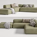 Modern Multiplayer Sofa 3d model