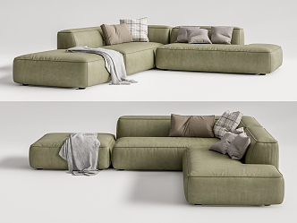 Modern Multiplayer Sofa 3d model