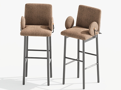 Modern Bar Chair High Stool Bar Stool 3d model