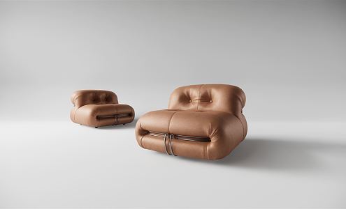 Modern Cassina Single Sofa 3d model