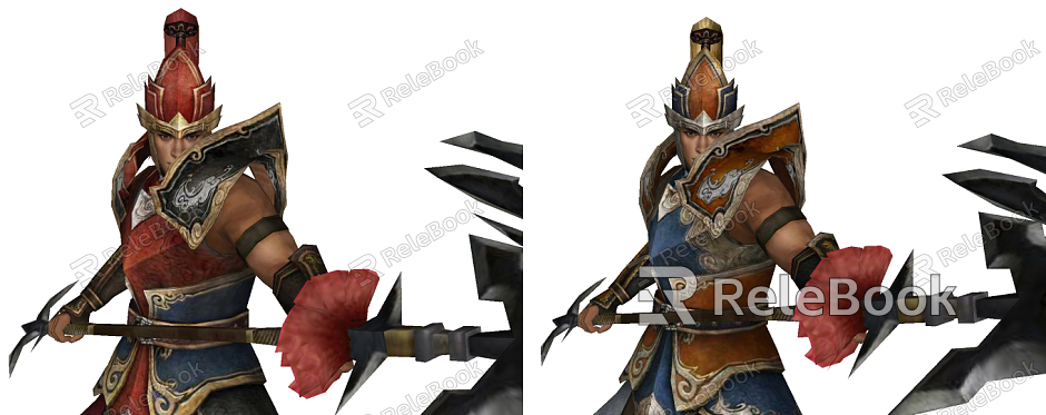 Modern Game Character Three Kingdoms Unparalleled Character Man model