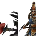 Modern Game Character Three Kingdoms Unparalleled Character Man 3d model