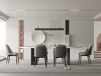 Modern Restaurant 3d model