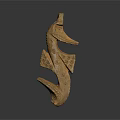 Handcrafted Ceramic Seahorse Sculpture With Textured Design Earthy Tone For Decorative
